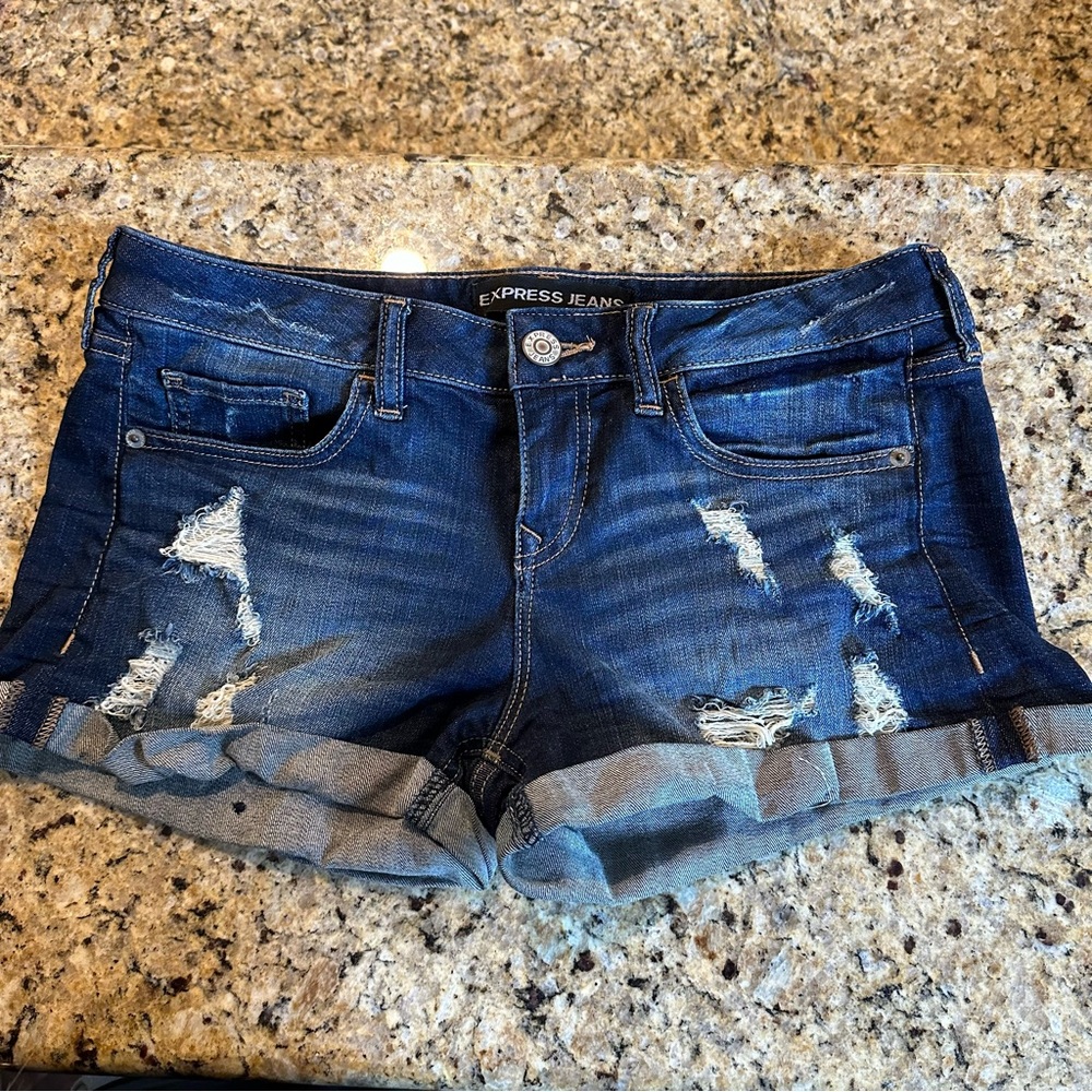 Express Denim Shorts - Size 2